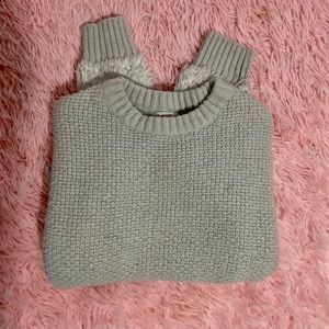 Light grey girls sweater